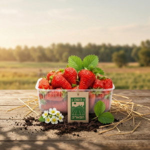 תות שדה באיכות ייצוא – קטיף מהבוקר ברעננה